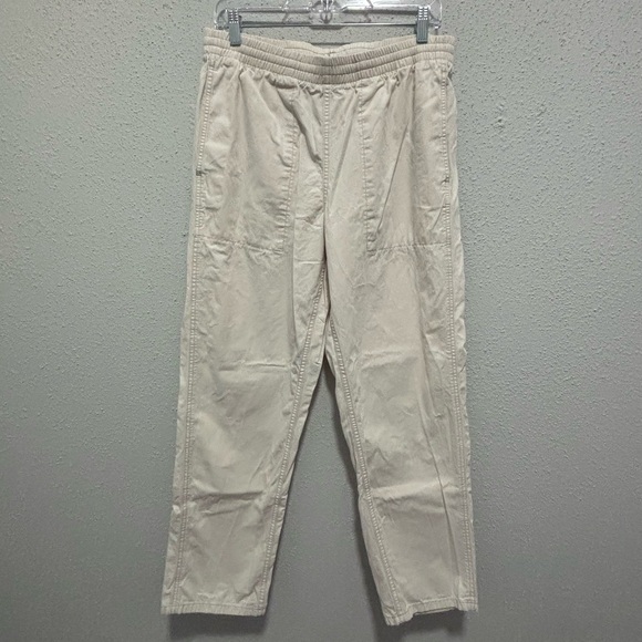 LIKE NEW Men’s Patagonia funhoggers pants medium cream color - Picture 2 of 12